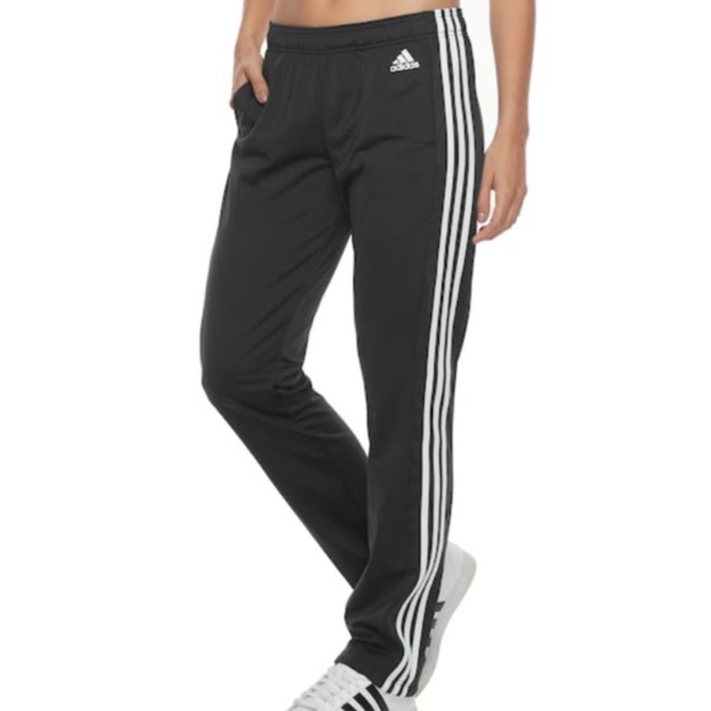 Adidas straight leg track pants
